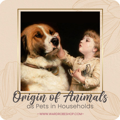 Origin of animals as pets in households