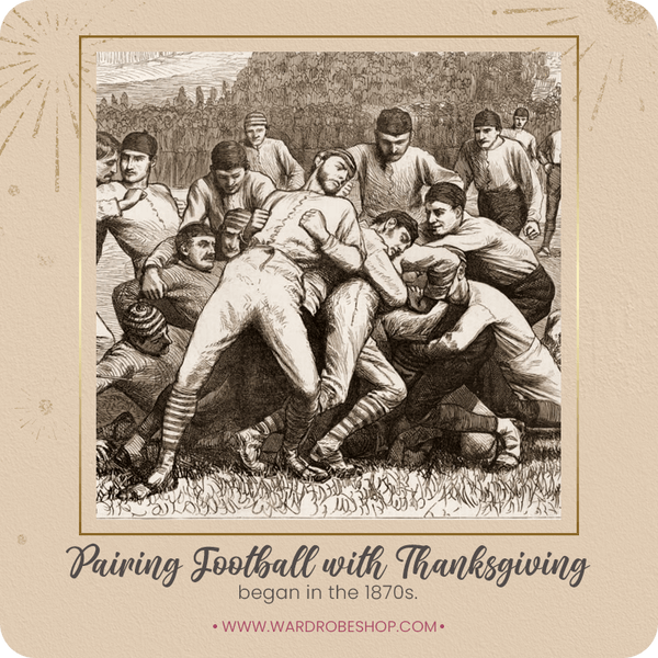 Pairing Football with Thanksgiving began in the 1870s