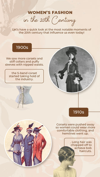 Women's fashion between 1900s and 1910s