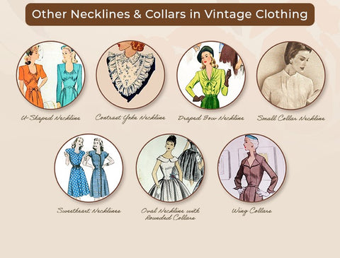 Other Necklines and Collars in Vintage Clothing