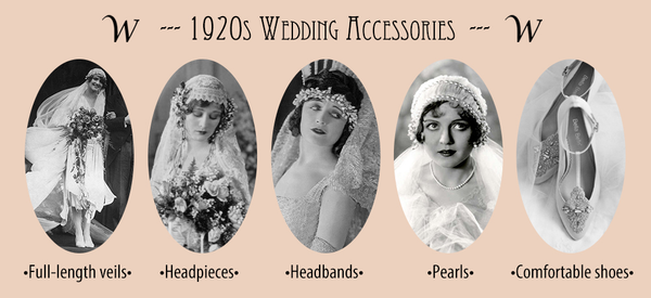 1920s wedding accessories