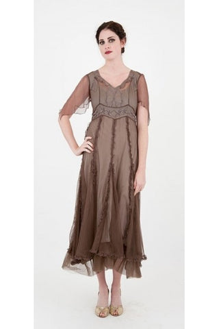 Vintage Inspired Dress in Sage