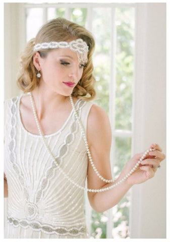 roaring twenties pearl necklace