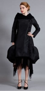 Vintage Style Jacket in Black by Nataya