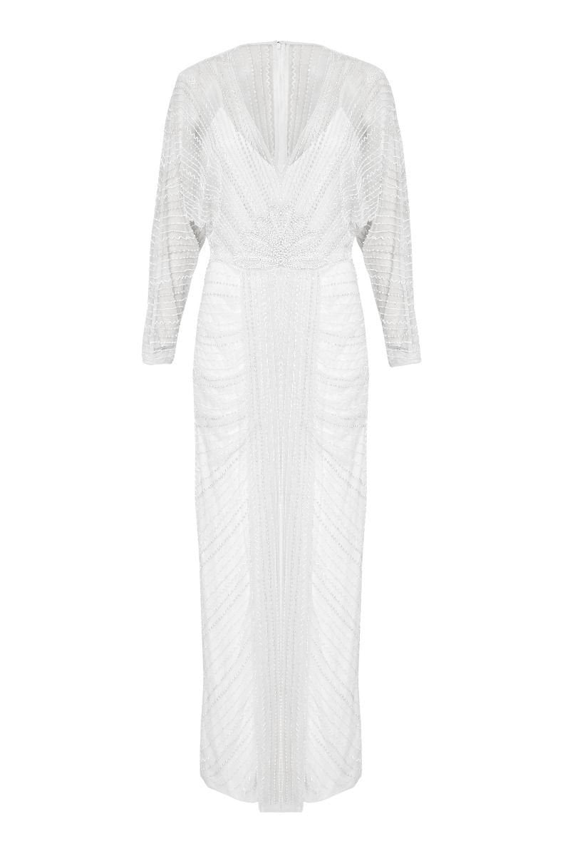 white 20s dress