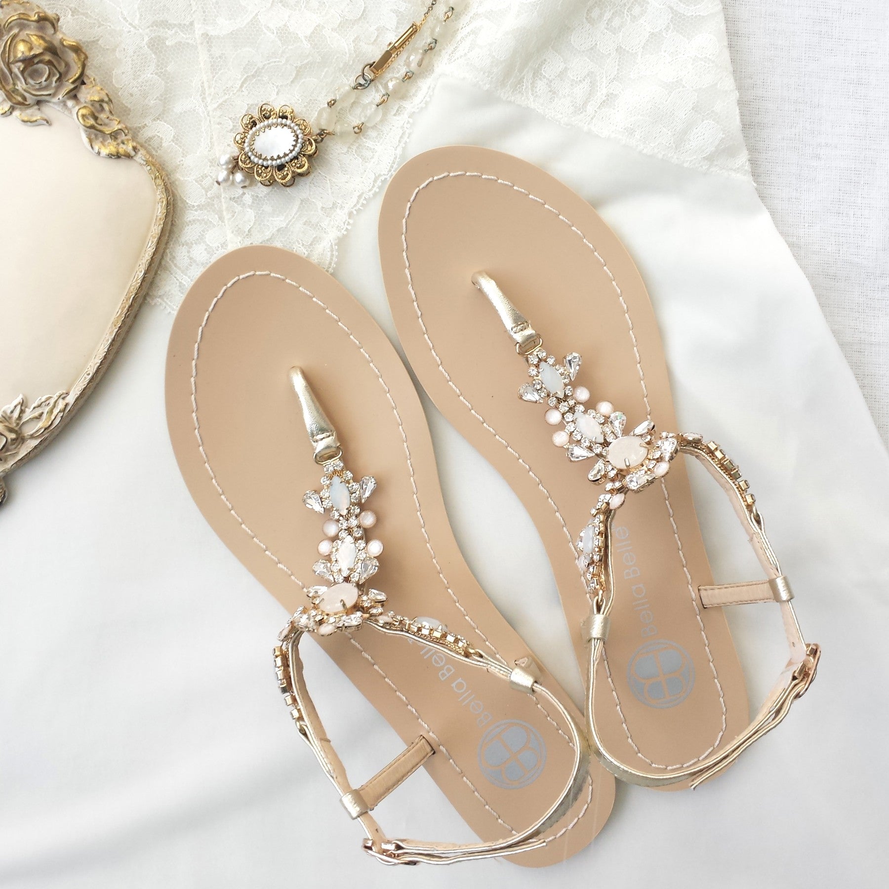 Luna Bridal Sandals – WardrobeShop