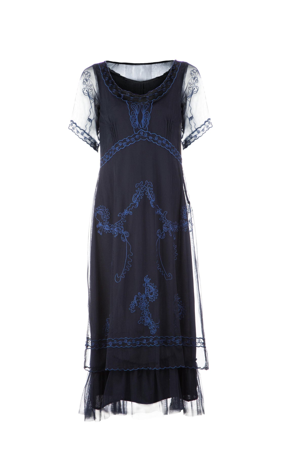 Rachel CL-168 Vintage Style Party Dress in Sapphire by Nataya ...