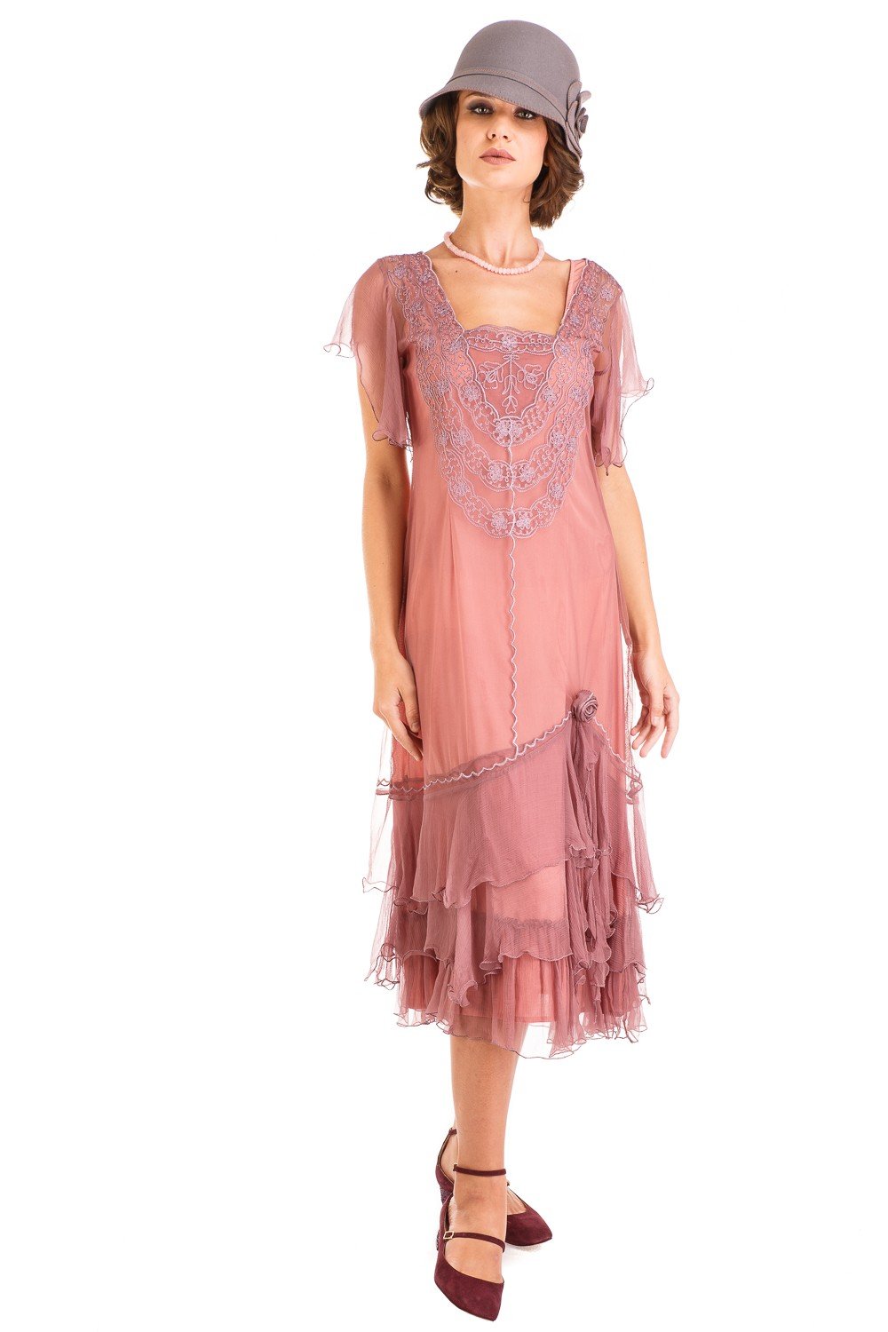 flapper style dress with sleeves