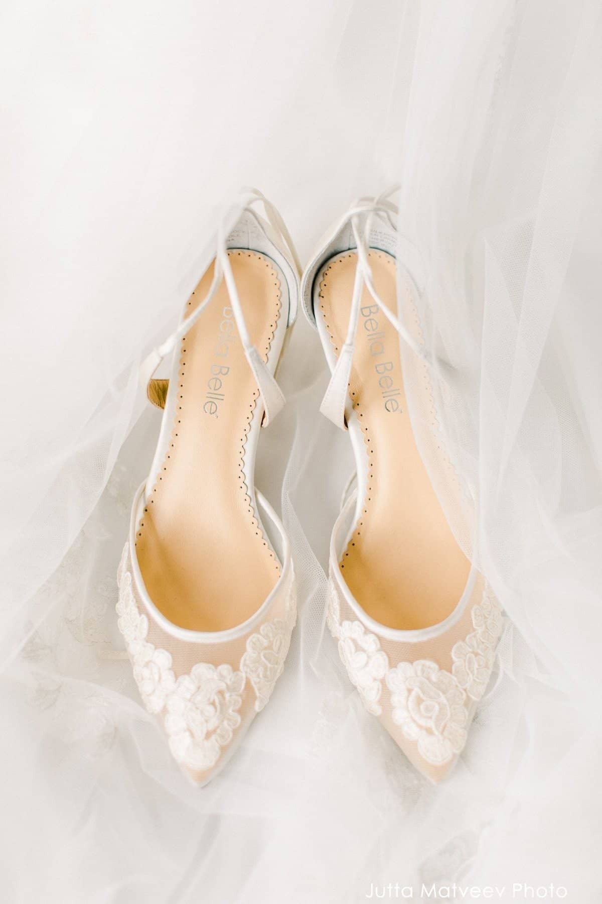 Anita Lace Wedding Shoes in Ivory by Bella Belle Shoes – WardrobeShop