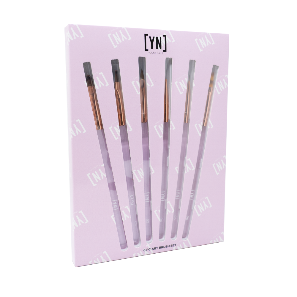 6 PC Art Brush Set – Young Nails