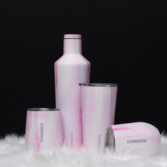 botanex corkcicle pink marble insulated