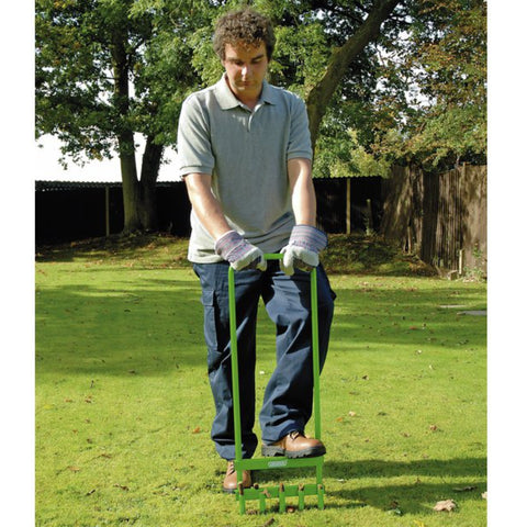 DRAPER TOOLS Heavy Duty Hollow Tine Lawn Aerator