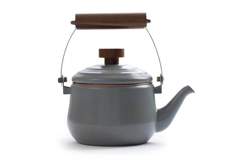 BAREBONES Enamel Teapot - Slate Grey