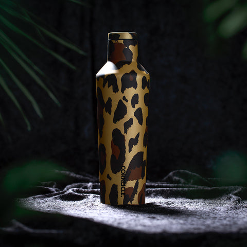 Luxe Canteen 475ml - Leopard Insulated Stainless Steel Bottle