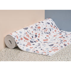 DOIY | Yoga Mat Rug - Terrazzo Yoga mat with stone-inspired print. Includes