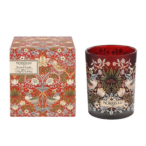 MORRIS & CO Strawberry Thief Hand Candle-1