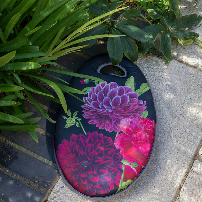 BURGON & BALL | British Bloom 'Dahlia' Kneelo® Gardening Kneeler - RHS Endorsed