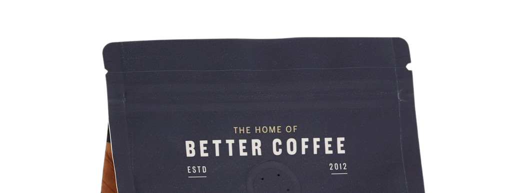 detail of the top of 200 degrees new coffee packaging 