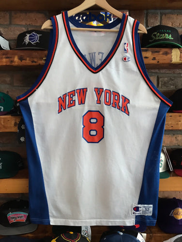 1996 Allan Houston New York Knicks Champion NBA Jersey Size 44