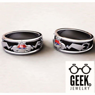 video game wedding rings