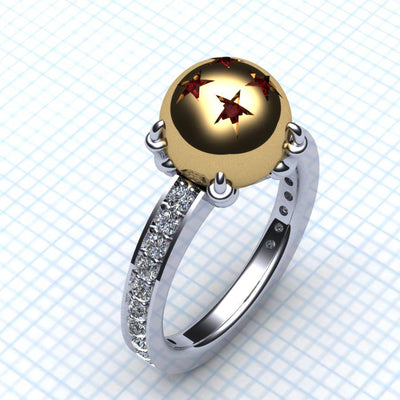 AnimeInspired Bridal Rings  One Piece Engagement