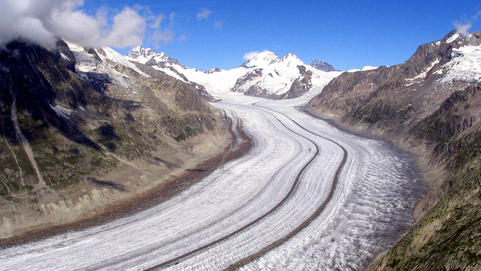 Glacier d'Aletsch - s'il disparaît, d'où vient notre eau potable?