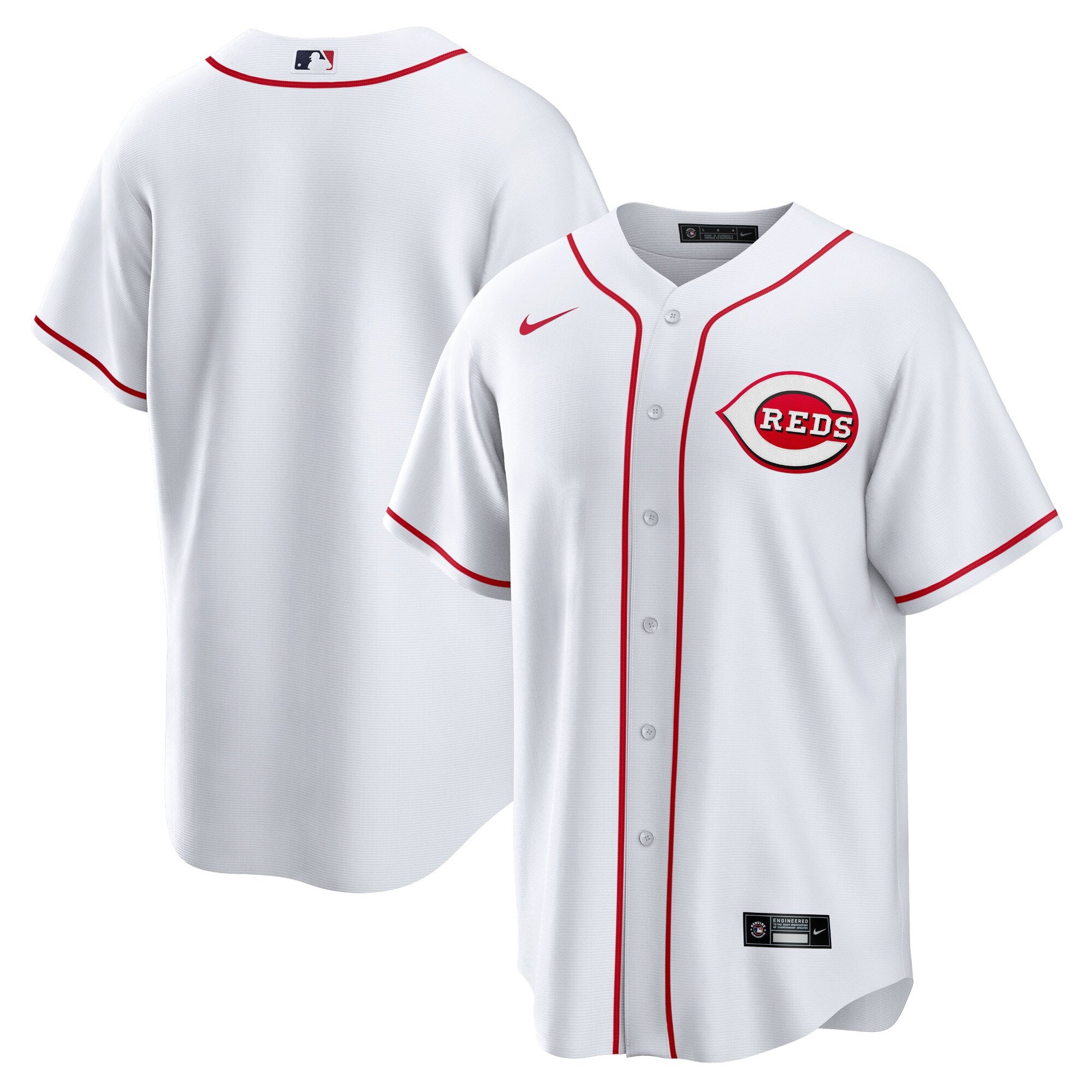 Nike Men's Atlanta Braves Home White Blank Replica Team Jersey