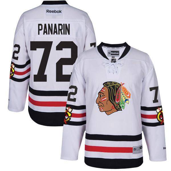  Reebok Artemi Panarin Chicago Blackhawks NHL White