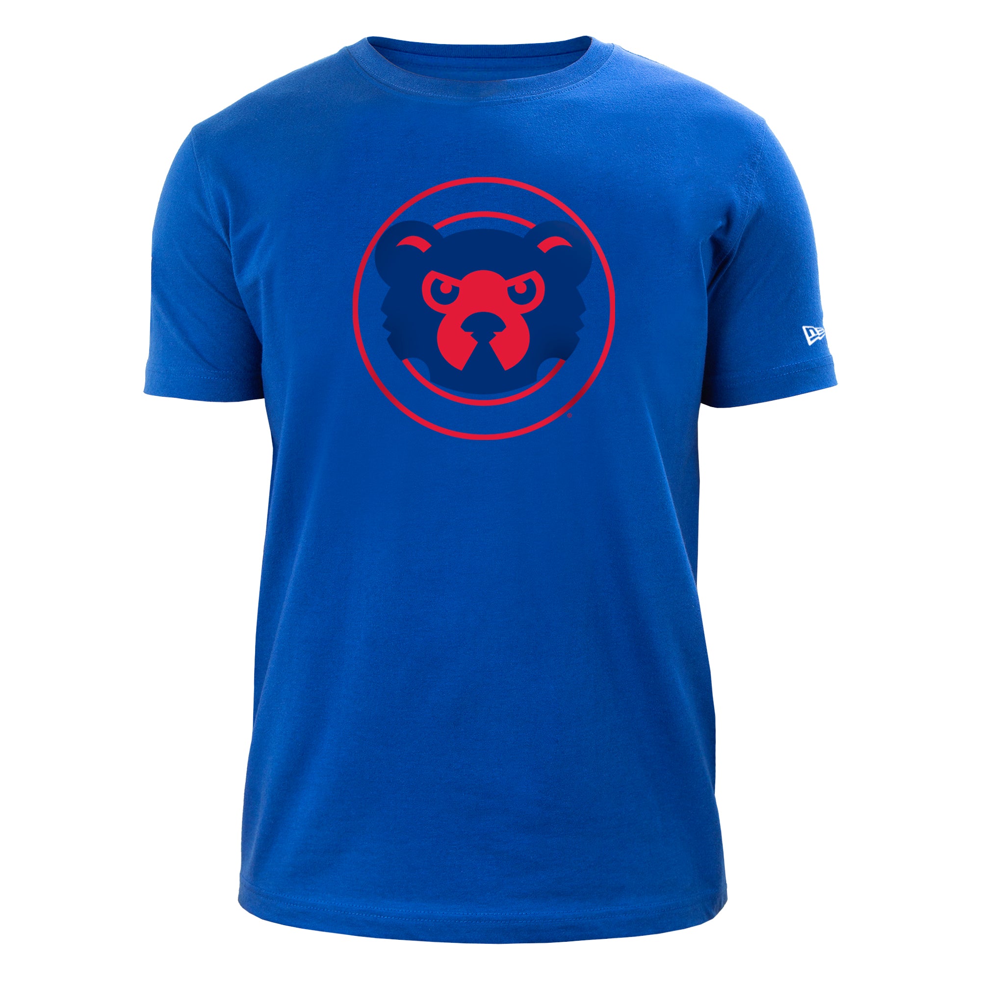 Royal Blue Chicago Cubs Red Pinstripe New Era Short Sleeve T-Shirt L