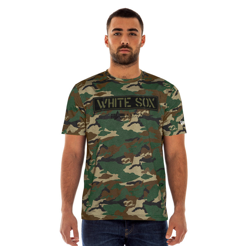 Atlanta Braves New Era Armed Special Forces Camo Pocket T-Shirt