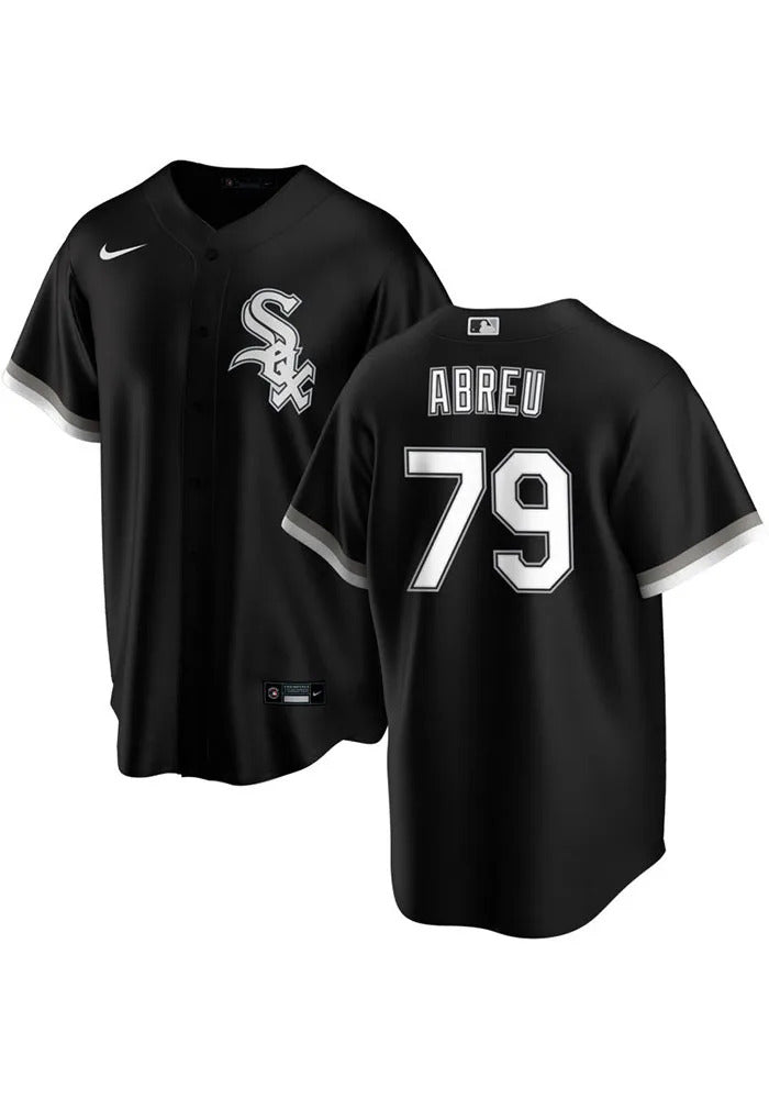 Nike Jose Abreu Black Alternate Replica Men's Jersey X-Large