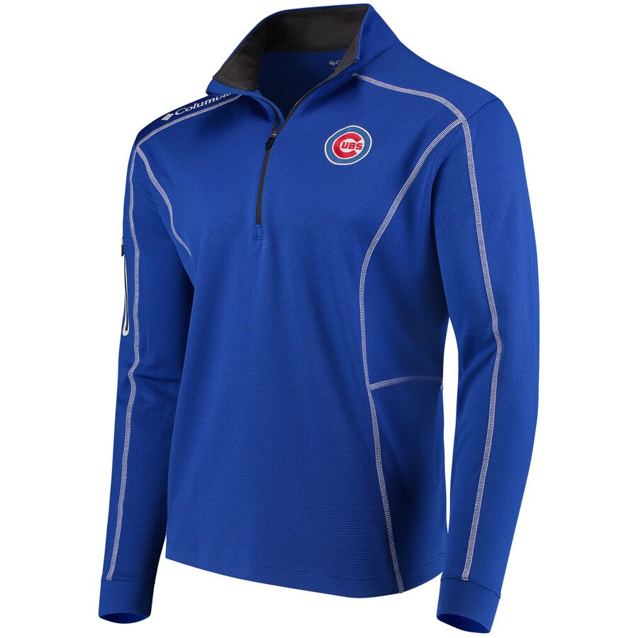 Columbia Men's Chicago Cubs Red Shotgun Quarter-Zip Shirt