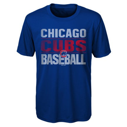 Outerstuff Chicago Cubs Youth Wins, Wins, Wins T-Shirt Large = 14-16