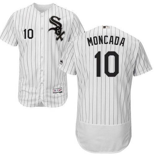 Men's Chicago White Sox Yoan Moncada Majestic Home White Authentic