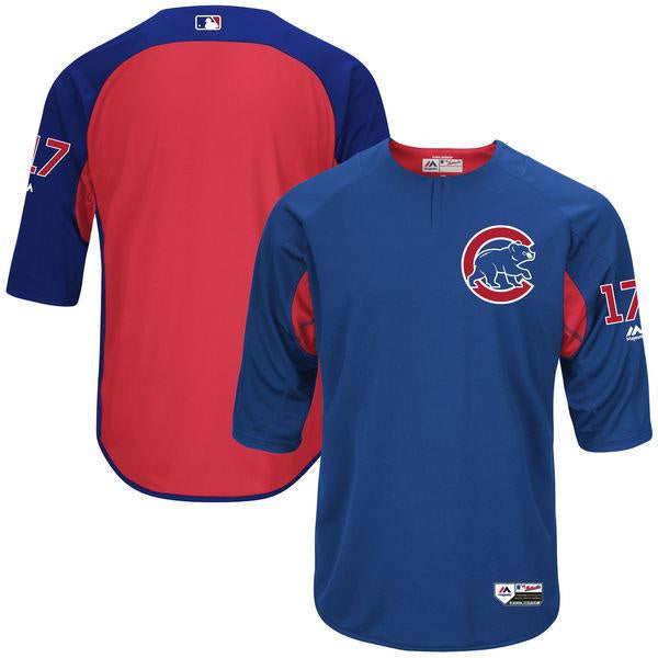 Men's Chicago Cubs Nike Charcoal Batting Practice Logo Legend