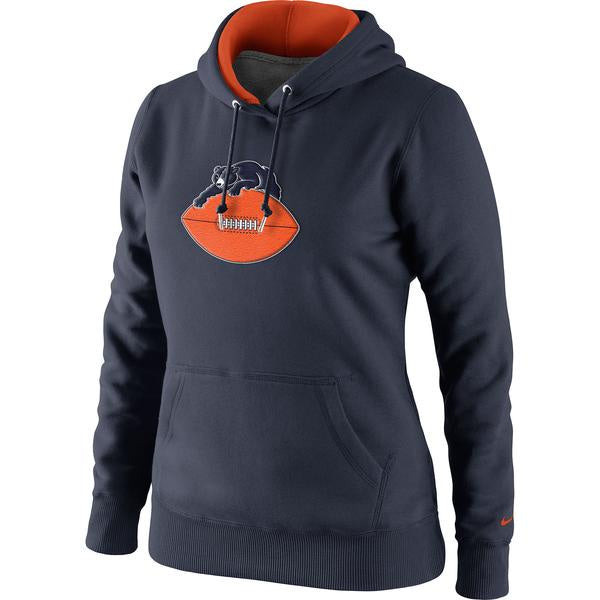 Blue Chicago Bears sideline ko fleece pullover hoodie xl