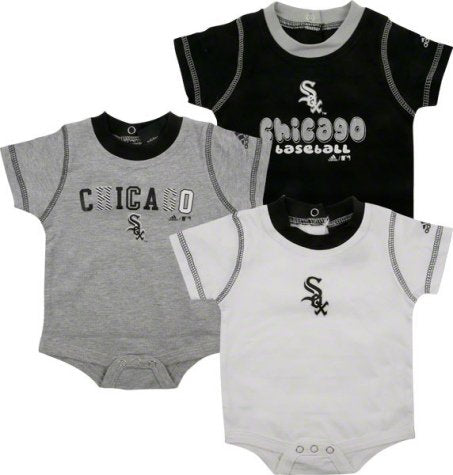 MLB Atlanta Braves Baby Girls' 3pk Bodysuit - 0-3M