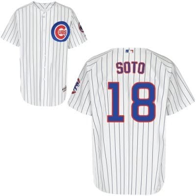 Majestic Authentic Mens Chicago Cubs Geovany Soto Baseball Jersey