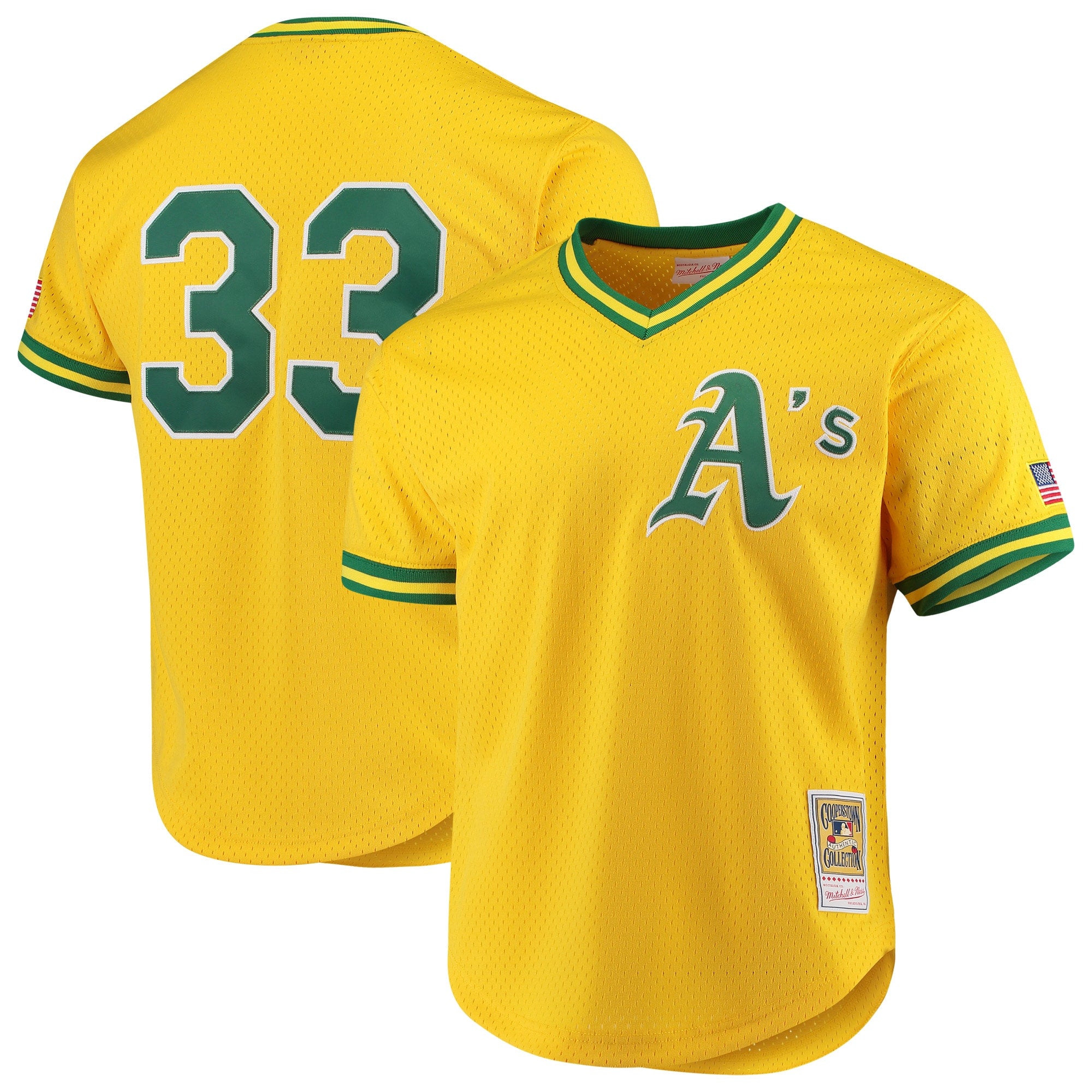 Men's Oakland Athletics Jose Canseco Green Alternate Jersey - Replica