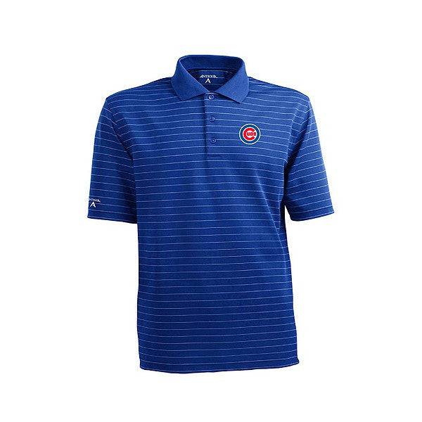 Antigua Men's Los Angeles Rams Pique Xtra-Lite Navy Polo