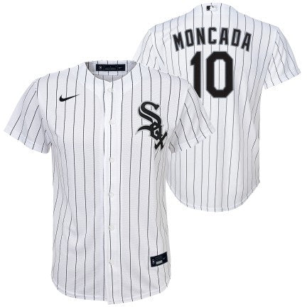 Youth Nike Yoan Moncada White Chicago White Sox Alternate Replica