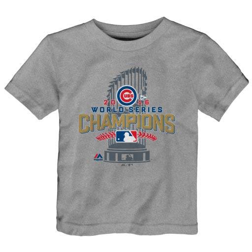 Chicago Cubs 2016 World Series Champions Locker Room T-Shirt Long