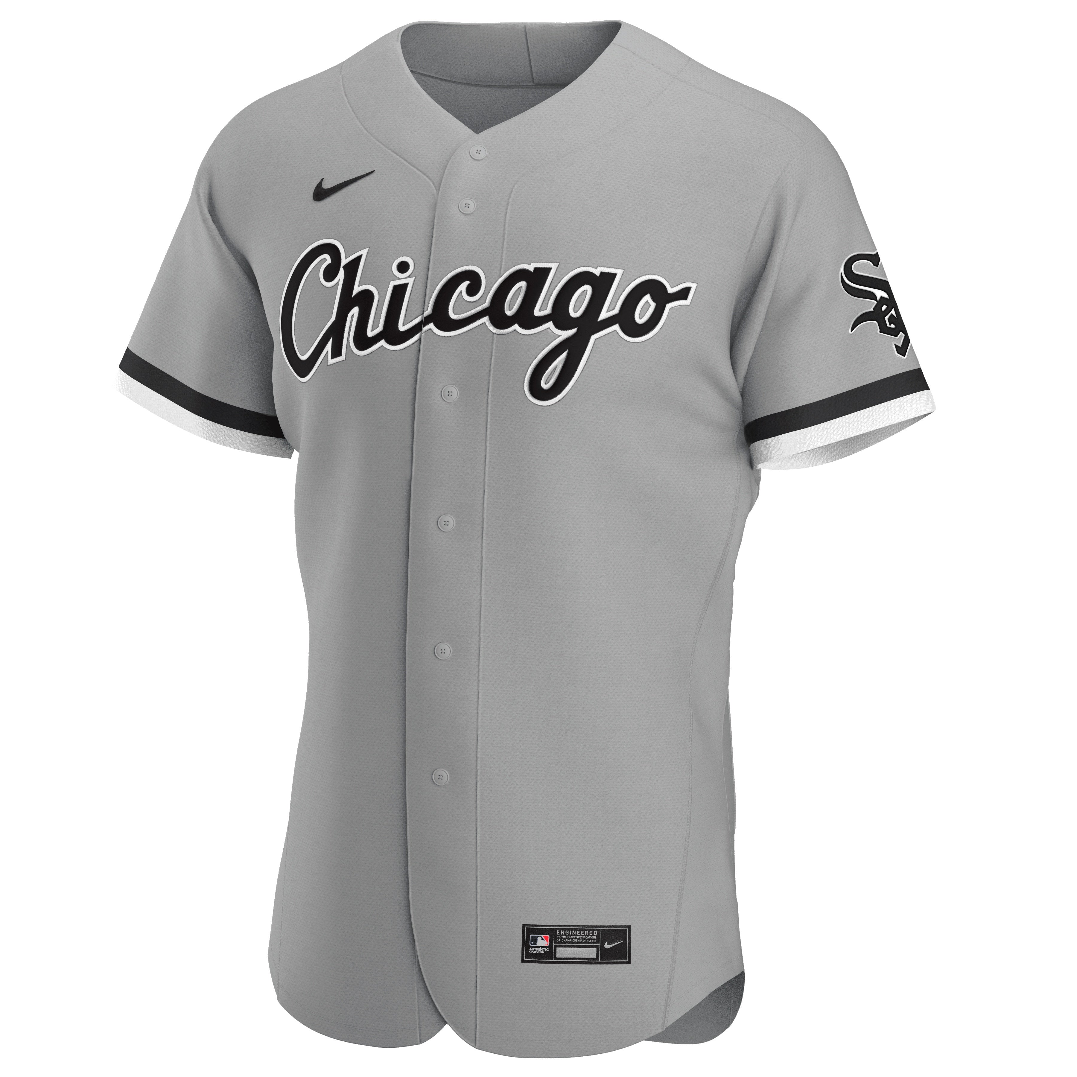 Men's Chicago Cubs Nike Gray Road Replica Team Jersey