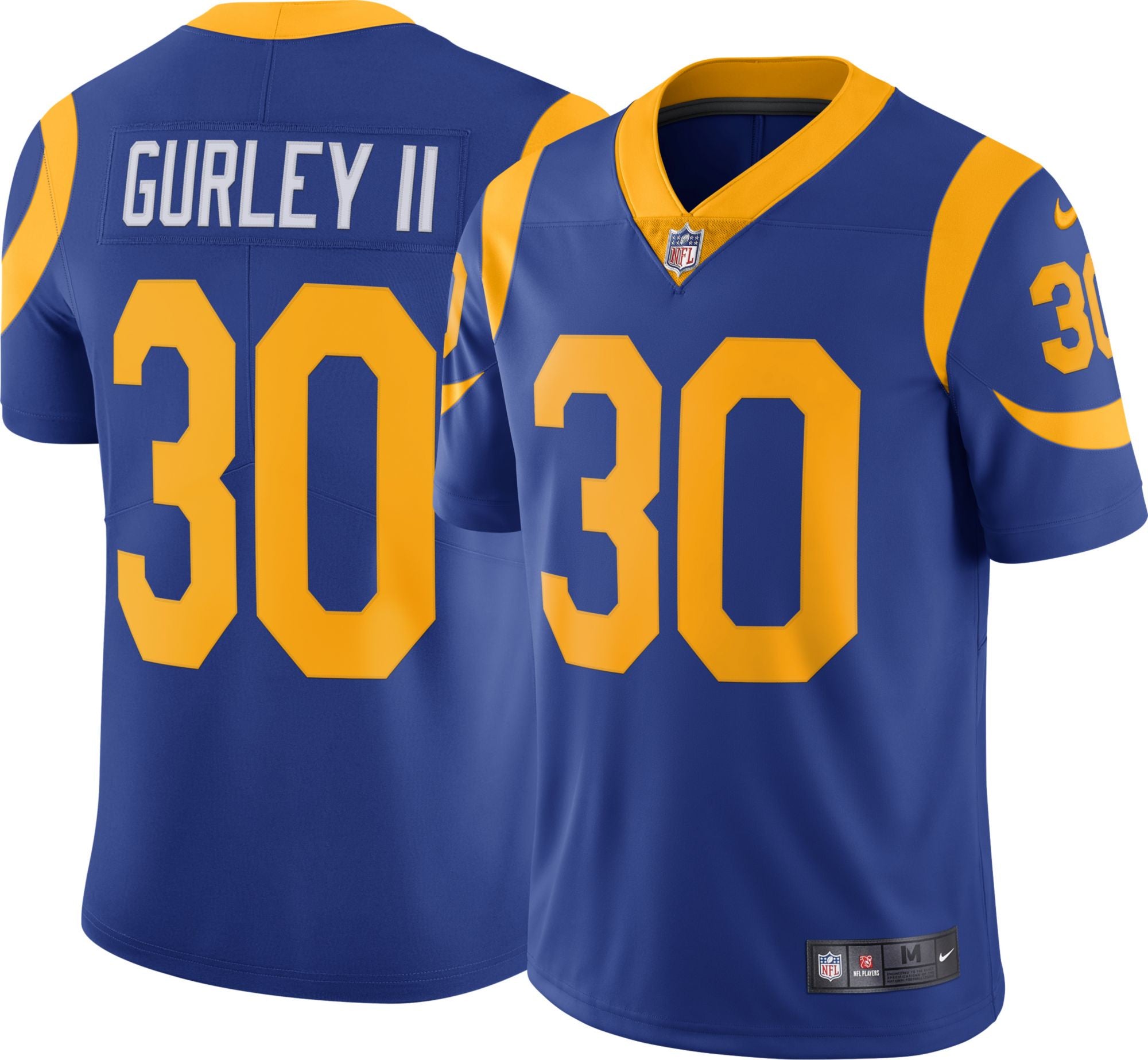 Men's Nike Todd Gurley II White Los Angeles Rams Vapor Untouchable Limited  Player Jersey