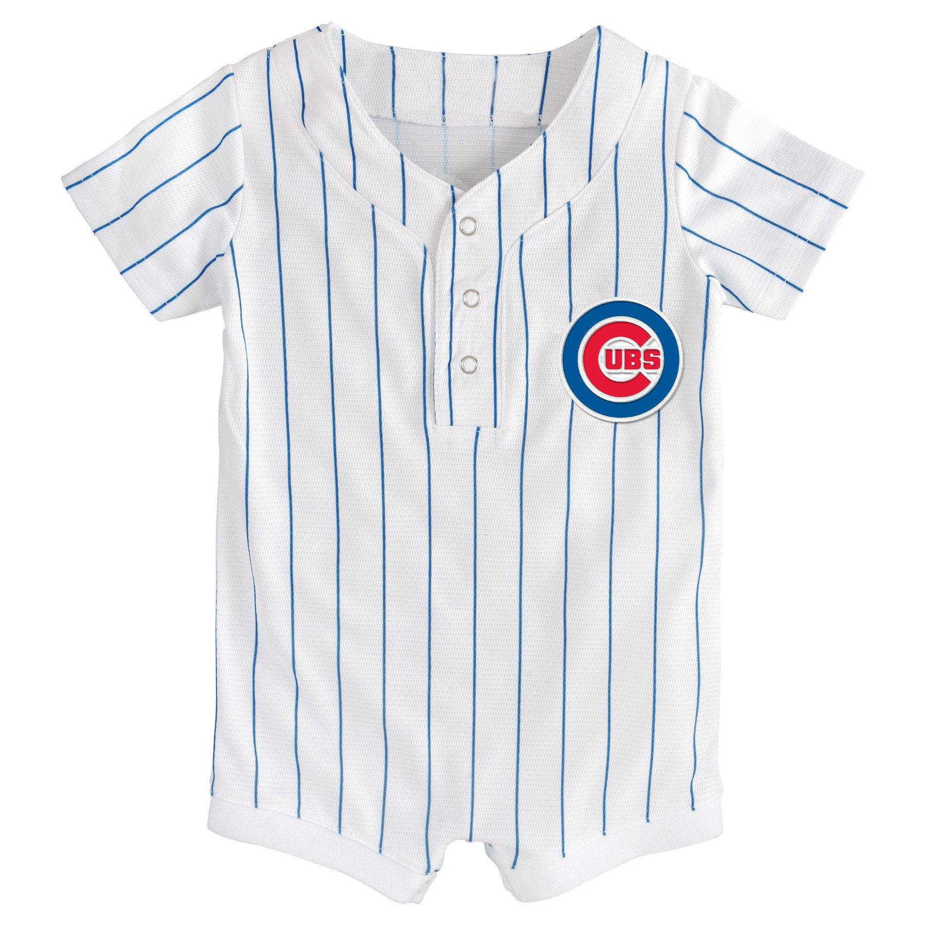 Chicago Cubs Nike Newborn & Infant Official Jersey Romper - White