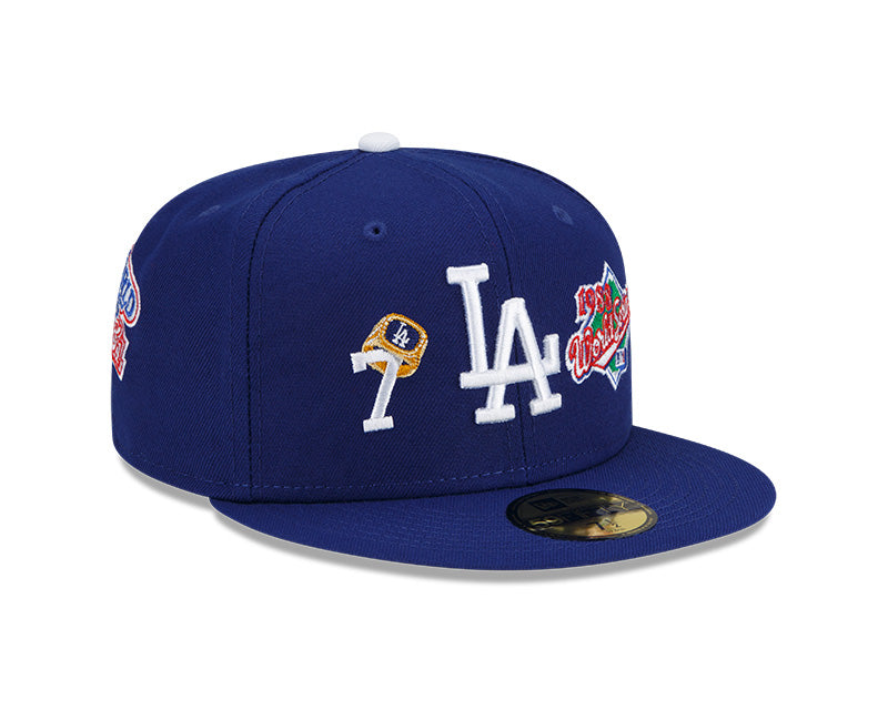 Los Angeles Dodgers New Era Blue 7 Time Champs 59FIFTY Fitted Hat