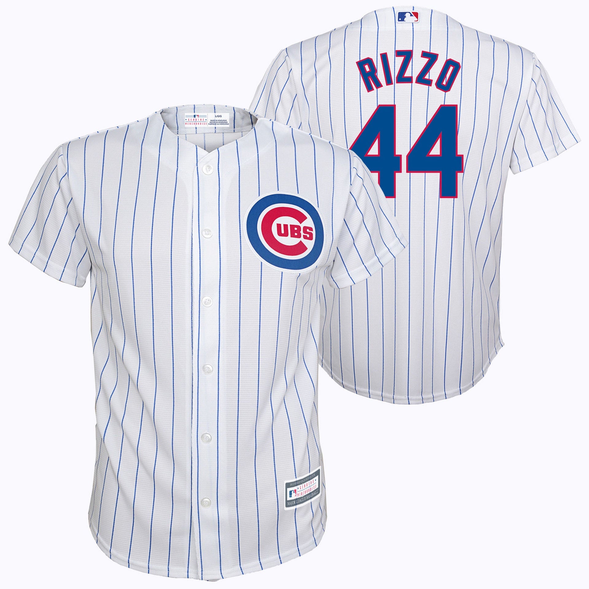 Men's Nike Anthony Rizzo White New York Yankees Home Official Replica Player Jersey, XL