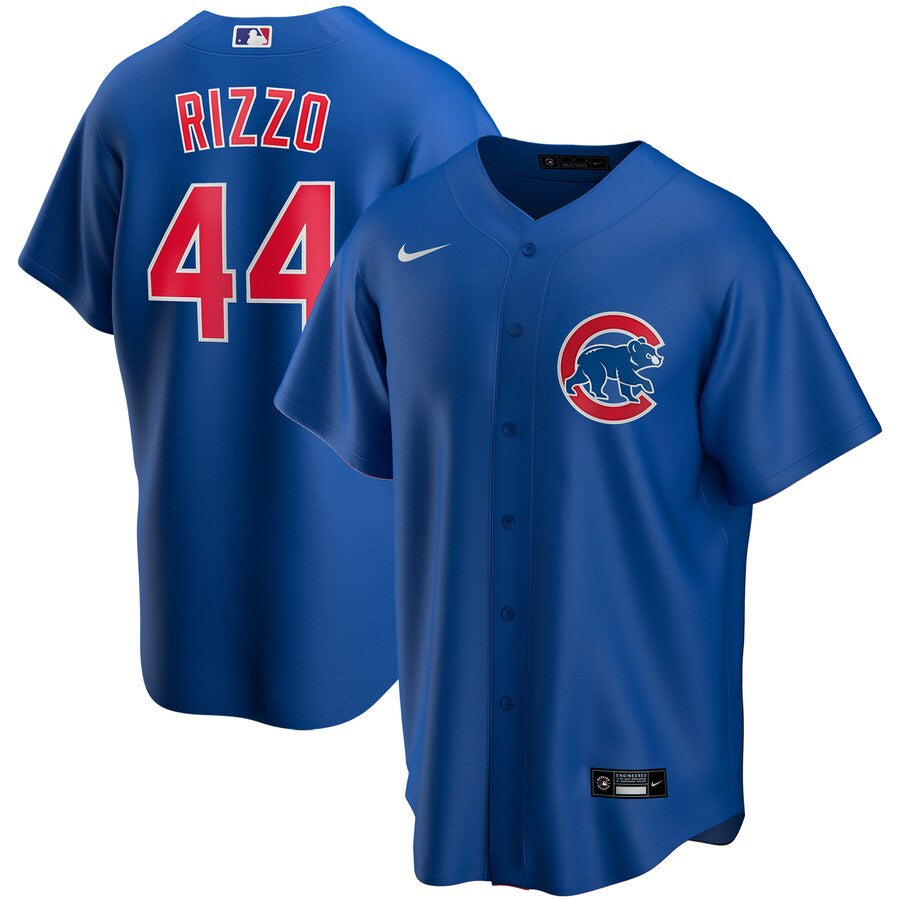 Chicago Cubs Nike Official Replica Home Jersey - Mens with Rizzo