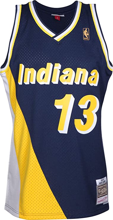 Mark Jackson Indiana Pacers Mitchell & Ness Navy Blue Hardwood Classics  1996-97 Swingman Jersey