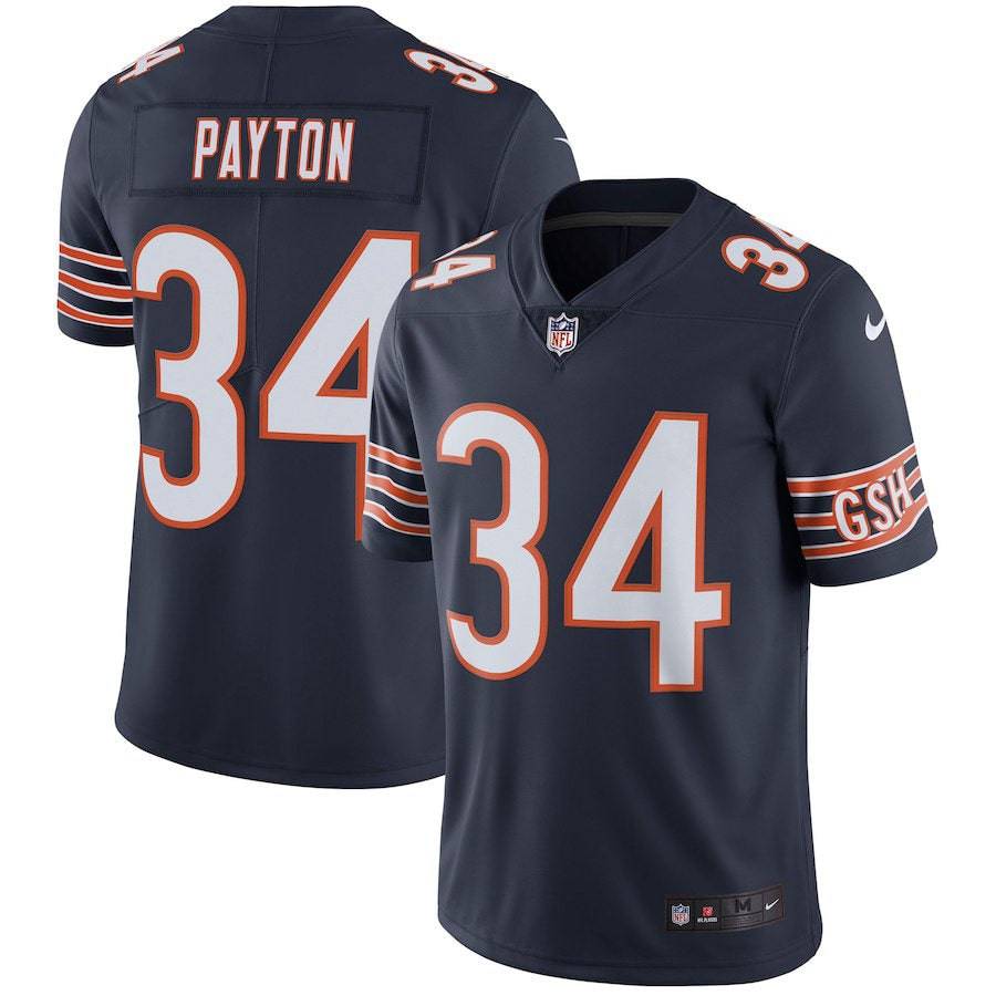 Walter Payton Chicago Bears Throwback Vapor Jersey - All Stitched